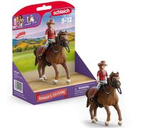 Schleich Hannah & Cayenne Horse Club Toy Set Horse Rider Play Figures for Kids