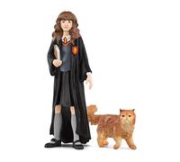 SCHLEICH 42635 Hermione Granger and Crookshanks Wizarding World Toy Figurine