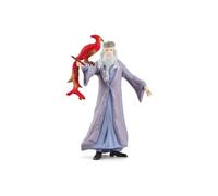SCHLEICH Harry Potter - Albus Dumbledore & Fawkes the Phoenix Figurines - 2 PC Harry Potter Set - Wizarding World Collectible Figures for Kids and Adults - Toys for Ages 6+ | 42637