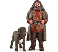 SCHLEICH Harry Potter - Hagrid and Fang the Dog Figurines - 2 PC Harry Potter Set - Wizarding World Collectible Figures for Kids and Adults - Toys for Ages 6+ | 42638
