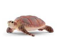 schleich 14876 WILD LIFE Hawskbill sea turtle Figurine for ages 3+, Black
