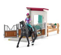 Schleich 42709 Horse stall with Lisa & Storm Horses playset Horse Club Toy Pony