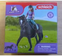 SCHLEICH Horse Club - 10 PC Lisa & Storm Playset - Realistic Horse and Rider Figurines for Girls and Boys - Screen Free Toys for Kids Ages 5+ | 42541