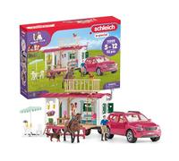 schleich 72205 camping trip with the caravan, ages 5 and up, HORSE CLUB play set, 113 pieces, exclusively at Amazon, Toy