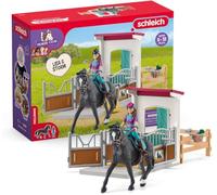 Schleich 42709 Horse stall with Lisa & Storm Horses playset Horse Club Toy Pony