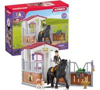 SCHLEICH 42437n Horse Club Horse Box with Horse Club Tori & Princess