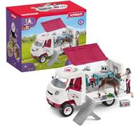 Schleich Horse Club - 37Pc Mobile Vet With Hanoverian Foal | 42439 | Horse Figurine, Equestrian Toy for Girls 5+, Realistic Horse Toy, Screen-Free Imaginative Pretend Play, Party Gifts