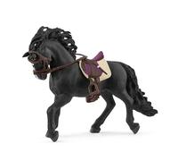 Schleich Horse Club - Pura Raza Espanola Stallion and Accessories - 13cm Collectable, Realistic Toy Horse Figurine for Girls and Boys. Durable, Figure for Fun Imaginative Play. Kids Toys Ages 5+ 42707
