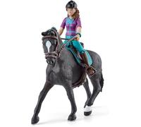 schleich HORSE CLUB Age 3+ - 42541 Lisa & Storm 10 Piece HORSE CLUB Play Set with Rider and Hanoverian Gelding, Horse Gifts for Girls and Boys Ages 5+