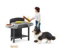 Schleich Horse Club Barbecue with Tom 12 Piece Pocket Set for Girls and Boys Ages 4+