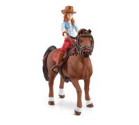 Schleich Horse Club Horse Toys for Girls and Boys Hannah and Cayenne with Rider and Horse Toy Ages 5+