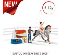 Schleich Horse Club Mia's Vaulting Set│Toy Riding Instructor Plastic Figure