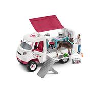 SCHLEICH Horse Club Mobile Veterinarian Clinic Playset for Kids Ages 5-12 with Vet & Horse Toys, 28.96 x 16.51 x 23.11 cm; 110 Grams