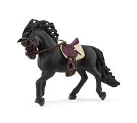 Schleich Horse Club - Pura Raza Espanola Stallion and Accessories - 13cm Collectable, Realistic Toy Horse Figurine for Girls and Boys. Durable, Figure for Fun Imaginative Play. Kids Toys Ages 5+ 42707