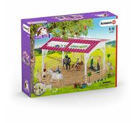 Schleich Horse Club Riding School Figurine Set With Rider & Horses 42389