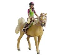 SCHLEICH Horse Club Sarah & Mystery 42714 Movable Girl Figure with Horse Accessories Great Gift for Girls and Boys Horse Toy from 5 Years 10 Pieces Exclusive to Amazon