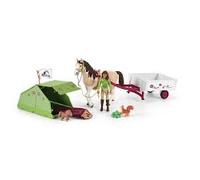 Schleich 42533 Sarah's Camping Adventure HORSE CLUB toy horses TENT carriage toy