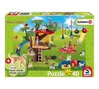Schleich: It's a Dogs' Life Puzzle (40 Pieces) including 1 figure - New & Sealed