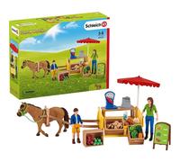 Schleich 42528 Sunny Day Mobile Farm Stand FARM SHOP market stall toy horse NEW