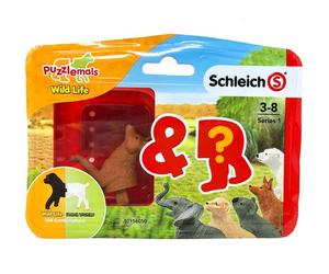 Schleich Mystery Wild Life Puzzlemals - Collectible Figures