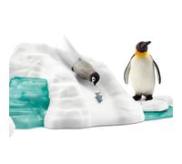Schleich Wild Life - 14Pc Penguin Family Fun Playset - Kids Ages 3+ | 42661 | Wild Animal Figurine, Realistic Animal Toys, Safari Toy for Boys and Girls, Screen-Free Imaginative Pretend Play, Montessori