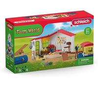 Schleich Farm World - 35Pc Pet Hotel Playset - Kids Ages 3+ | 42607