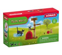 Schleich Playtime for Cute Cats Playset 42501 with Figures and Accessories