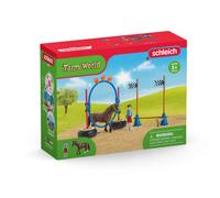 SCHLEICH 42482n Farm World Pony agility race, Colourful