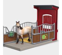 Schleich Pony Box with Mustang Mare, Multi Coloured