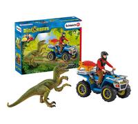 Schleich 41466 Quad escape from Velociraptor play set dinosaur toy set dinosaurs