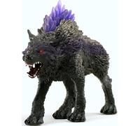 SCHLEICH 42554 Eldrador Creatures Mythical Shadow Wolf Monster Figure - Featuring Purple Coat and Translucent Back Crystals, Very Durable Monster Toys Gift for Boys, Girls, Kids Ages 7+