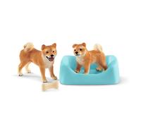 Schleich Shiba Inu Mother And Puppy