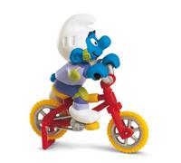 SCHLEICH SMURF ON BIKE