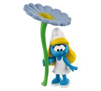 SCHLEICH 20828 Smurfette with flower Pre School Smurfs Toy Figurine for children aged 3+