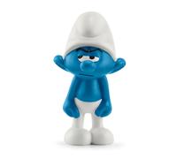 Schleich Smurfs, Collectible Retro Cartoon Toys for Boys and Girls, Grouchy Smurf Figurine, Ages 3+