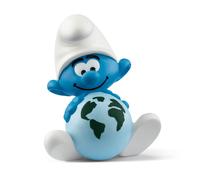 Schleich Smurfs, Collectible Retro Toys and Figurines for All Ages, Sustainability Smurf Figure