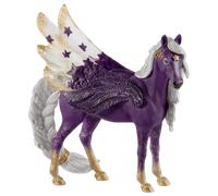 Schleich White and Purple Kids Bay Star Pegasus Mare Doll