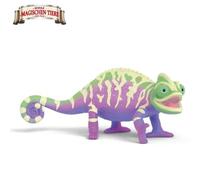 SCHLEICH The School of Magical Animals - Caspar the Chameleon - Magic Rainbow Lizard Animal Figurines for Kids 3+, 14957