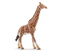 SCHLEICH Wild Life 14749 Male Giraffe Animal Figurine - Authentic Detailed Wild Male Giraffe Toy Education, Imagination, and Play - Highly Durable Animal Toys Gift for Boys, Girls, Kids Ages 3+