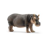 schleich WILD LIFE 14814 Realistische Nilpferd Figur - Wilde Nilpferd Tierfigur zum Fantasievollen Spielen - Pädagogisches Tiere Spielzeug - Tiere Figuren Sets ab 3 Jahren