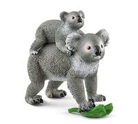 SCHLEICH Wild Life 3pc. Koala Mother and Baby Koala Figurine - Authentic and Highly Detailed Animal Toy, Durable for Education and Fun Play, Perfect for Boys and Girls, Ages 3+