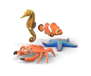 Schleich WILD LIFE - 4PC Sea Animals Discovery Ocean Playset - Kids 3+ | 42742
