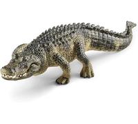 SCHLEICH WILD LIFE - 7” Alligator Figurine with Movable Jaw - Realistic Reptile Figure for Screen-Free Imaginative Play - Swamp Animal Educational Toy for Kids - Boys and Girls 3+ | 14727