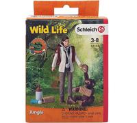 Schleich Wild Life Jungle Vet At Work & Baby Orang-utan Figure 42353 Expansion