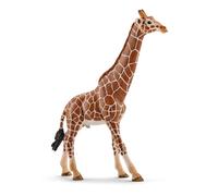 SCHLEICH Wild Life Male Giraffe Toy Figure, Brown/Tan (14749)