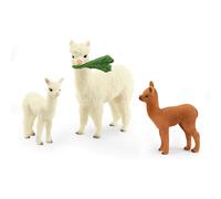 Schleich Wildlife Alpaca Parent and Baby Figure 42544