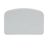 Schlesinger Standard Dough Scraper, Dough Spatula made from Flexible Polypropylene, Food Safe (Dimensions: 146 x 98 x 1.65 mm) Assorted Colours, Polypropylene, White, 1 item