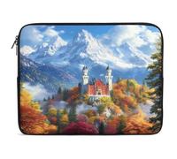 Schloss Neuschwanstein Laptop Case Sleeve Bag 12inch Durable Shockproof Protective Computer Carrying Cover Briefcase