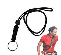 Schlüsselband Autoschlüssel - Strapazierfähiges Paracord Umhängeband Halskette, Robust Flechtstruktur, Leicht Tragbar | Praktisches Outdoor Zubehör Für Schlüssel Karten Pfeife Schlüsselanhänger