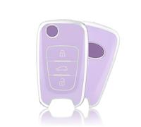Schlüsselhülle OFFCURVE Car Key Case Key Protector TPU Key Case 3 Keys Suitable for Hyundai Elantra i10-i40 ix20-ix55 Santa Fe Verna Sportage Carens Forte Avante